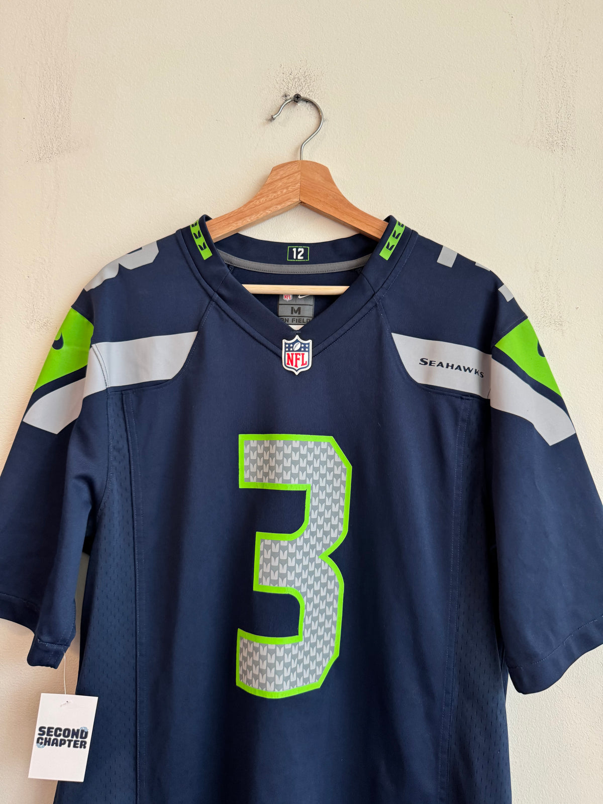 2010s Seattle Seahawks Russel Wilson Nike Home Jersey (M)