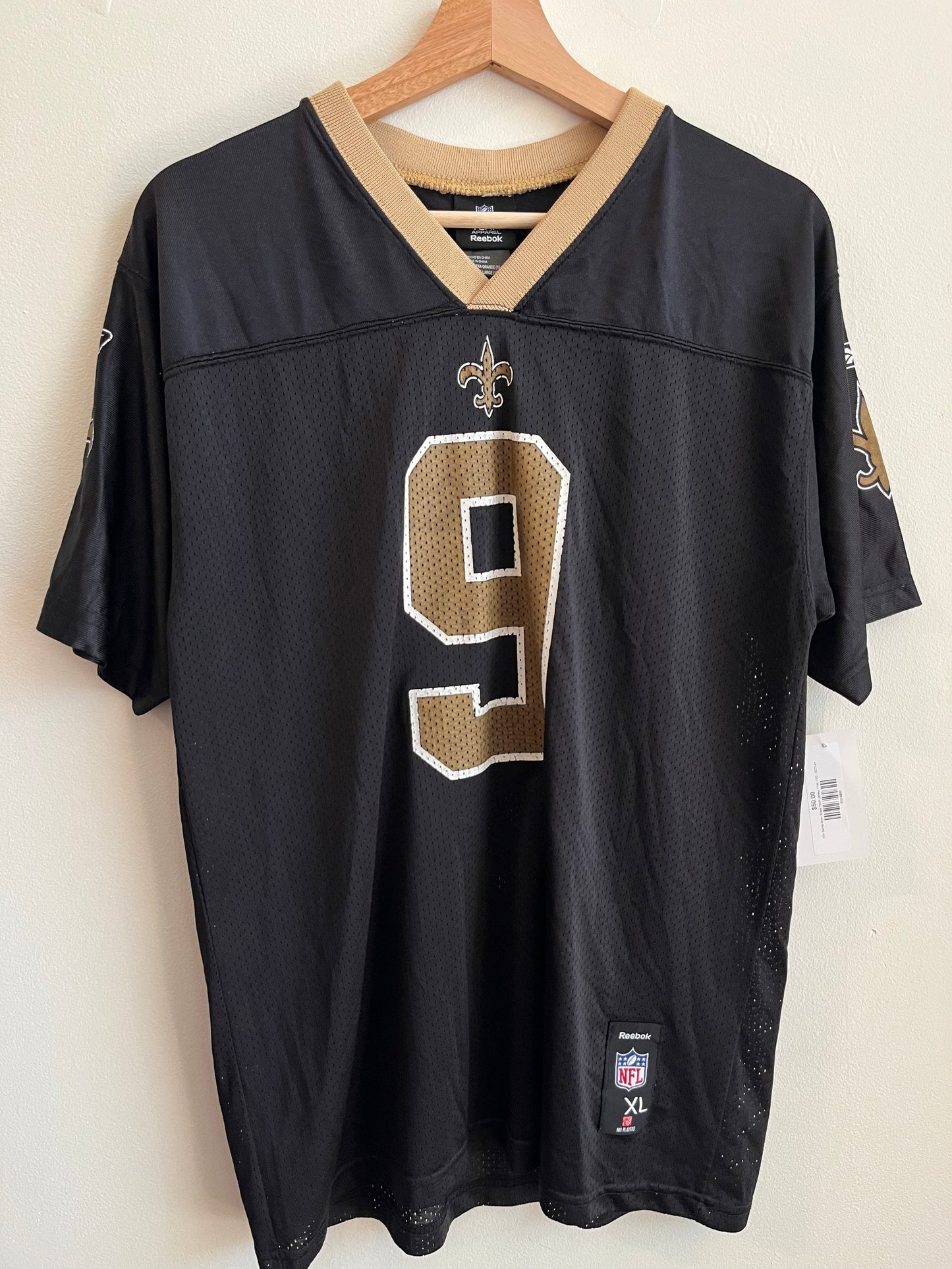 00s New Orleans Saints Drew Brees Reebok NFL Jersey (Youth XL)