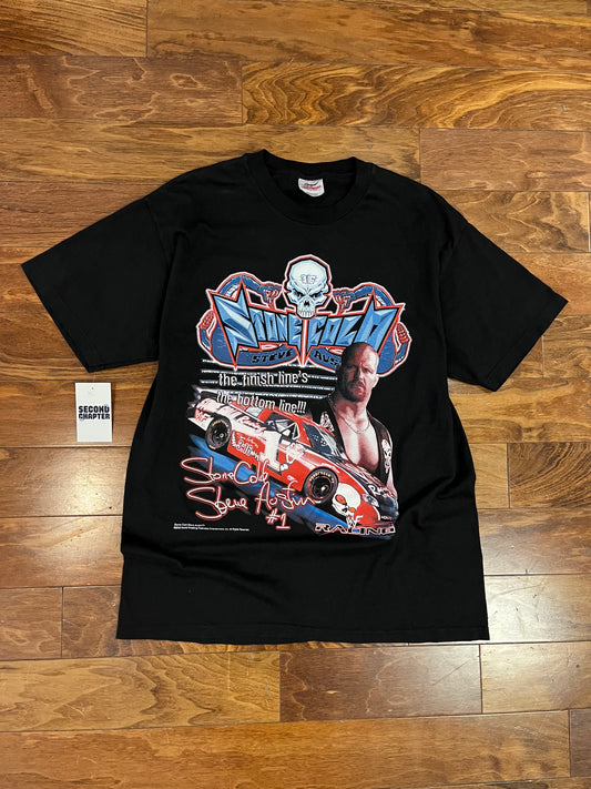 2000 Stone Cold Steve Austin Nascar Wrestling Tee (L)