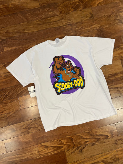 00s Scooby Doo White Graphic Tee (XXL)