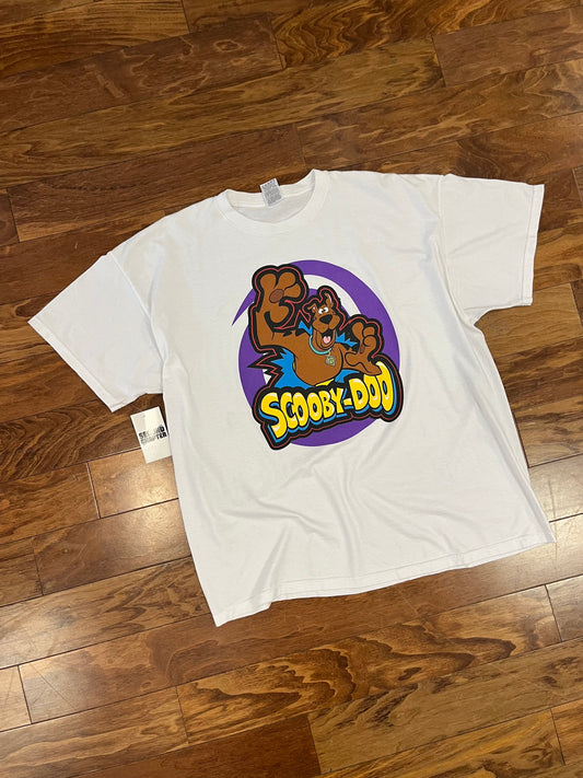 00s Scooby Doo White Graphic Tee (XXL)