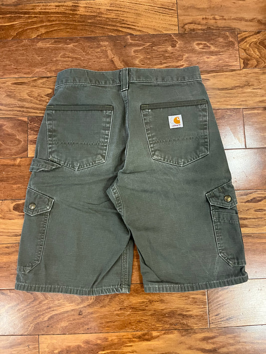 2016 Carhartt Moss Cargo Shorts (28)