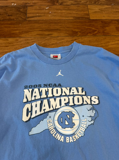 2005 UNC NCAA National Champs Nike Long-Sleeve Shirt (XL)