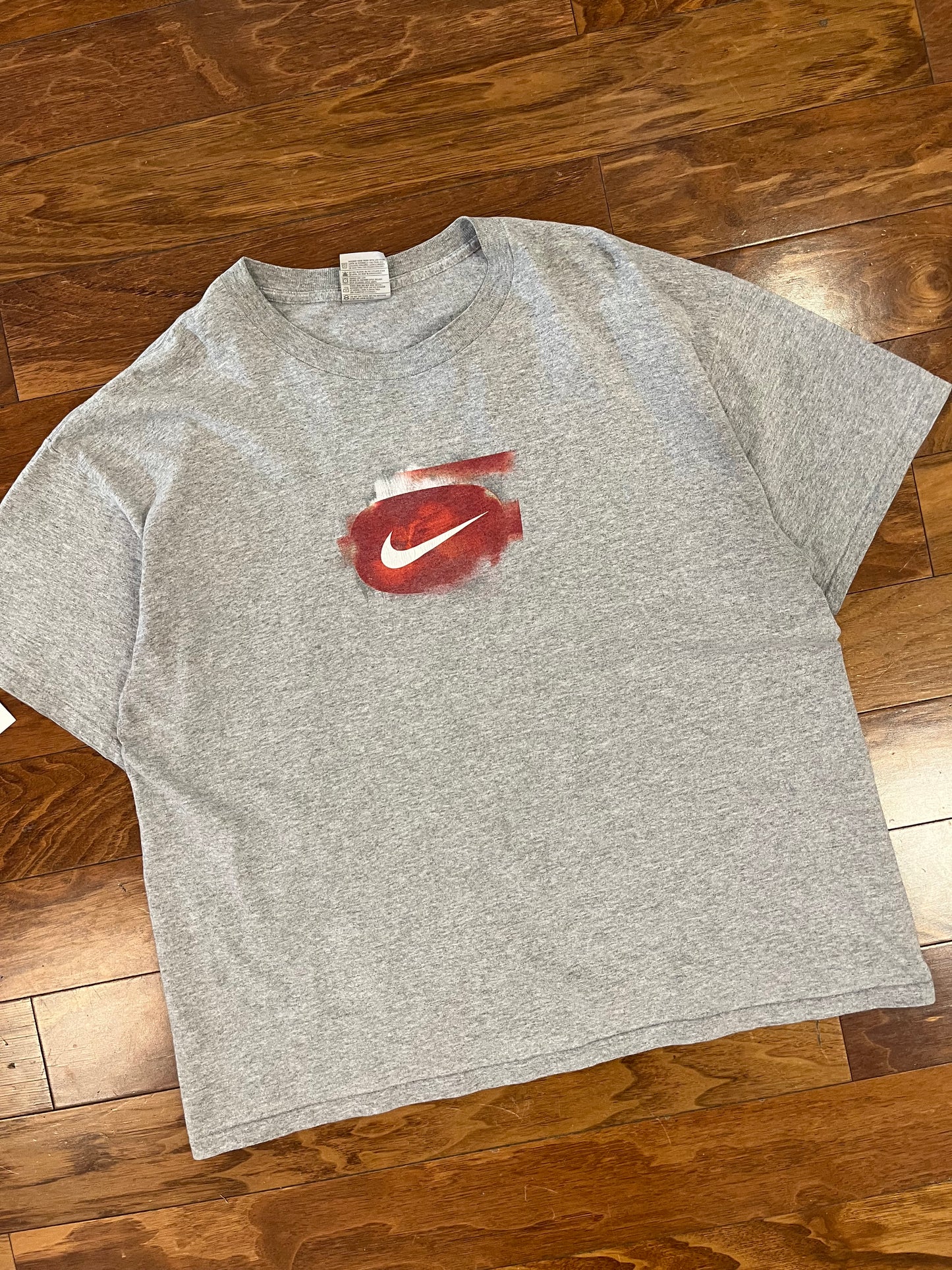 00s Nike Red Swoosh Tee (XL)