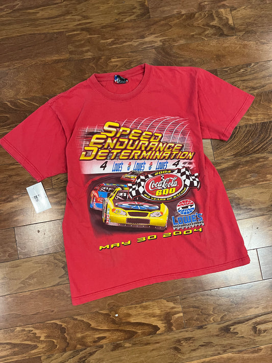 2004 Nascar Coca Cola 600 Red Tee (L)