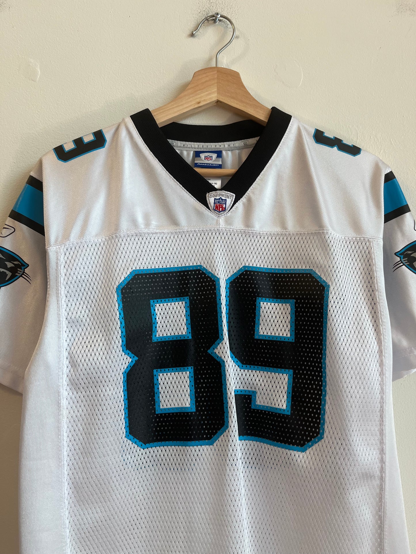 00s Carolina Panthers Steve Smith Away Jersey (Youth L)