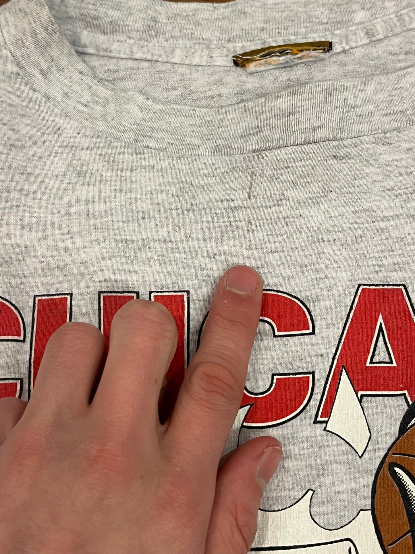90s Chicago Bulls Breakthrough Nutmeg NBA Tee (XL)
