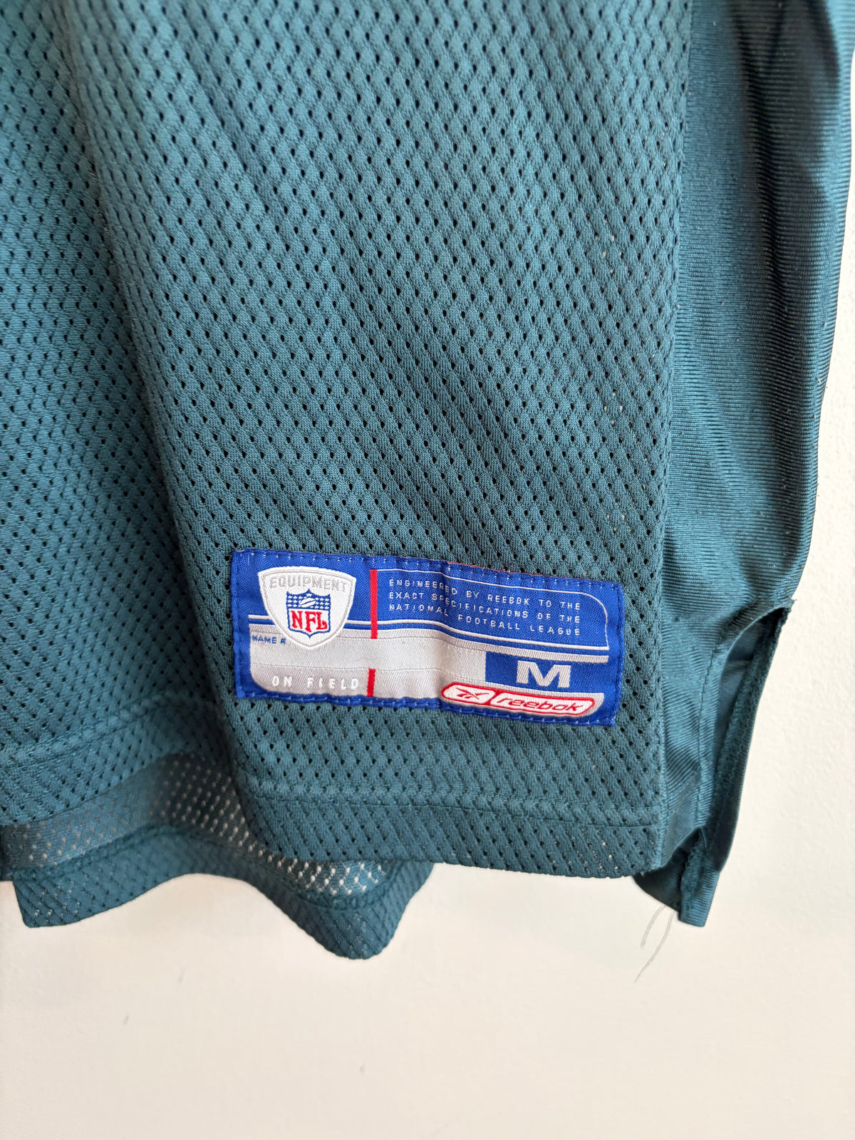 00s Philadelphia Eagles Donovan McNabb Cracked Reebok Jersey (M)