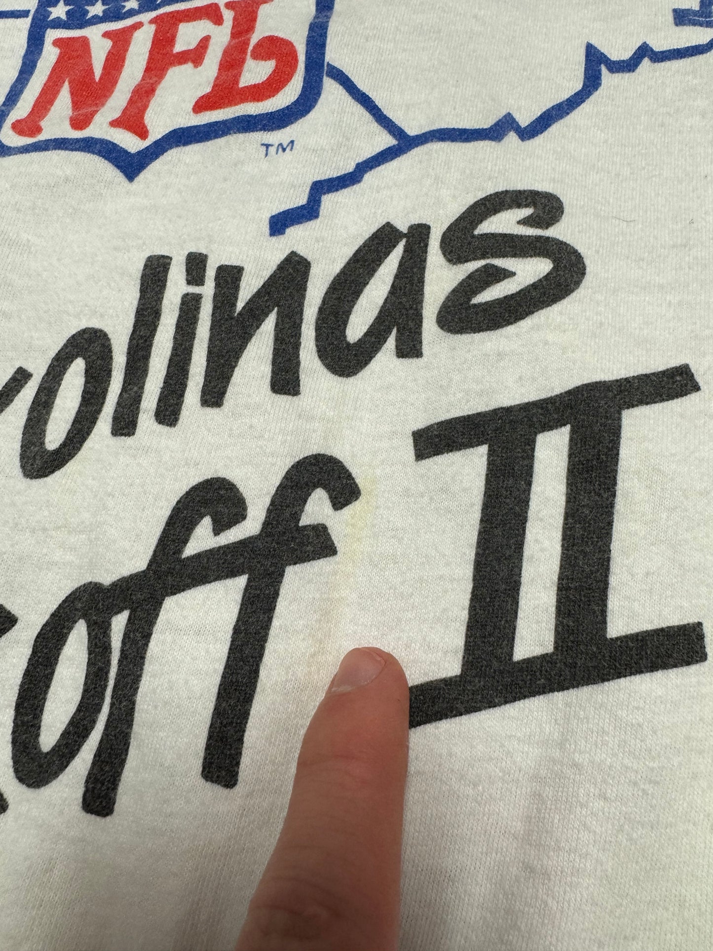 1990 Backyard Battle Redskins v Falcons Tee (L)