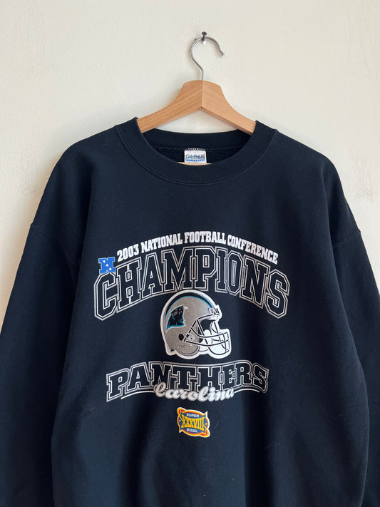 2003 Carolina Panthers Conference Champions Crewneck (L)