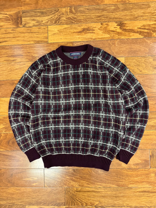 90s Andhurst Maroon Sweater (L)