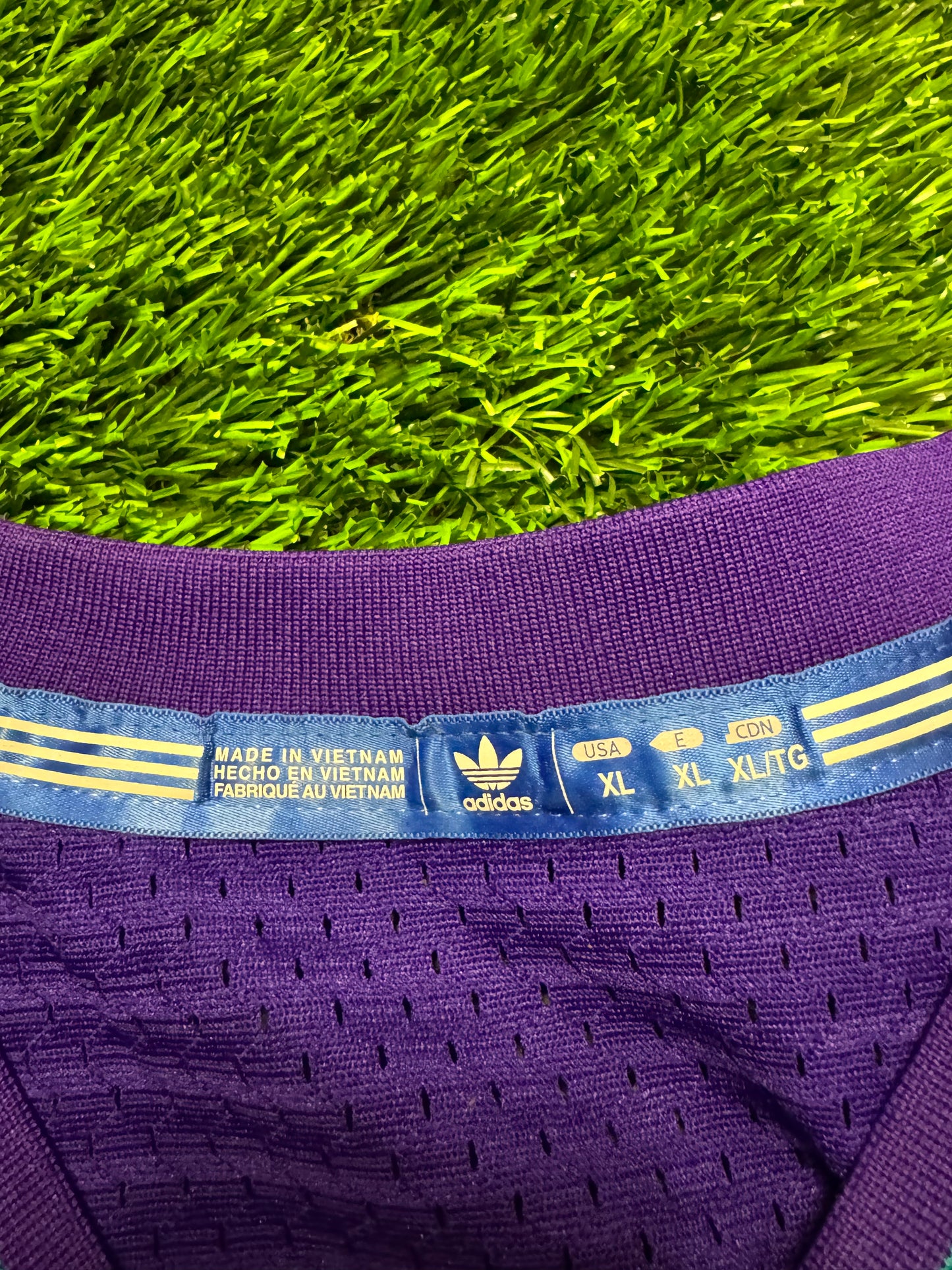 2016 Utah Jazz Karl Malone #32 Adidas Hardwood Classics Purple Mountain Jersey (XL)