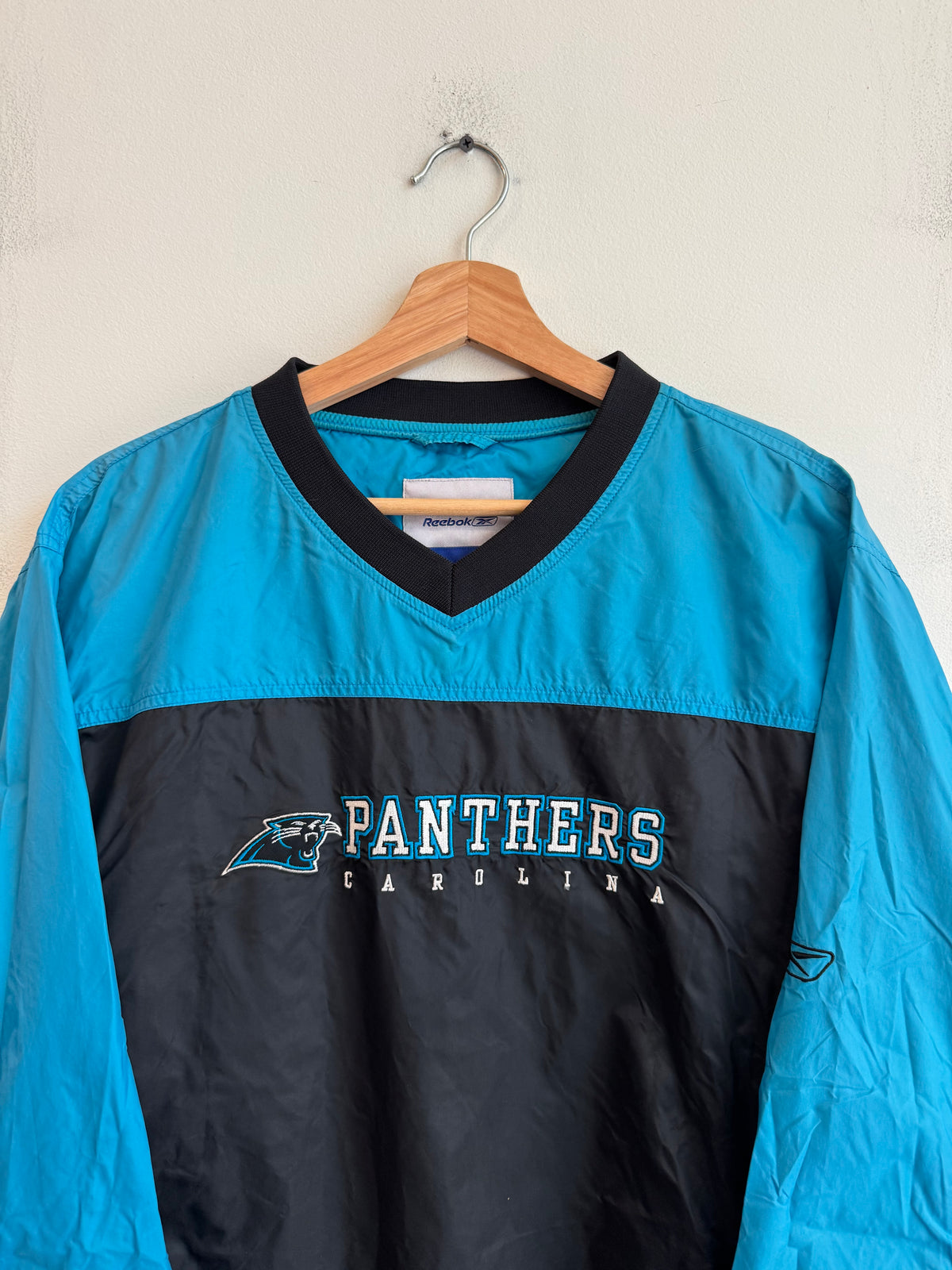 00s Carolina Panthers Reebok Two Tone Windbreaker (L)