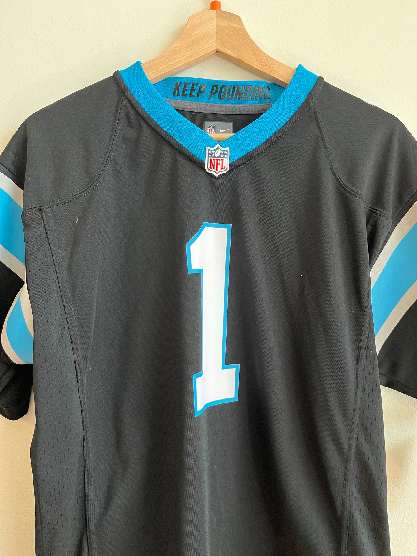 2015 Carolina Panthers Cam Newton Jersey (Youth XL)