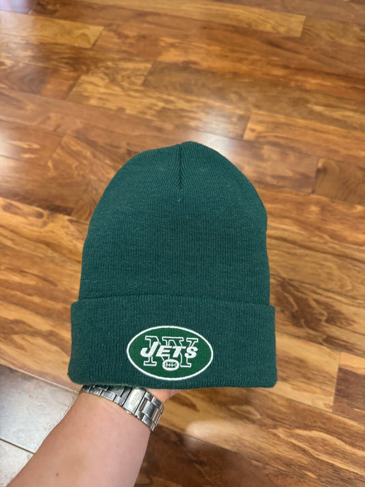 00s New York Jets Logo Beanie (OS)
