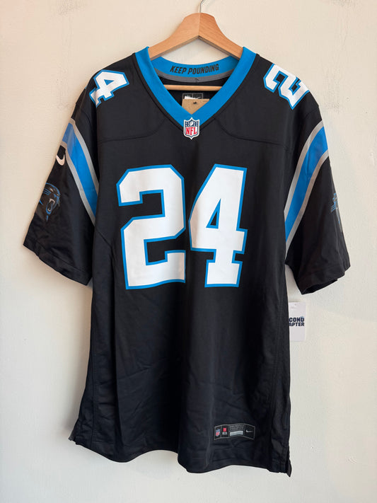 2025 Carolina Panthers Jonathan Brooks Deadstock Nike Home Jersey (L)
