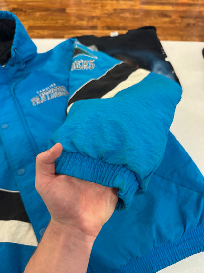 90s Carolina Panthers NFL Pro Line Puffer Jacket  (XXXL)