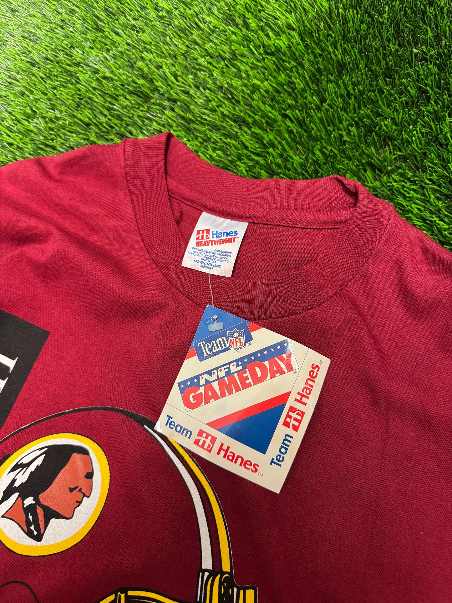 90s Washington Redskins Team Hanes Tee (M)