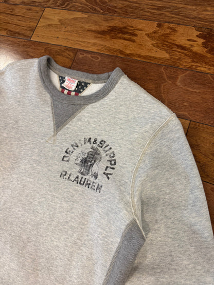 00s Ralph Lauren Gray Crewneck (M)