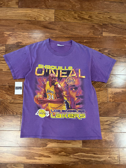 00s Los Angeles Lakers Shaquille O'Neal Graphic Tee (L)