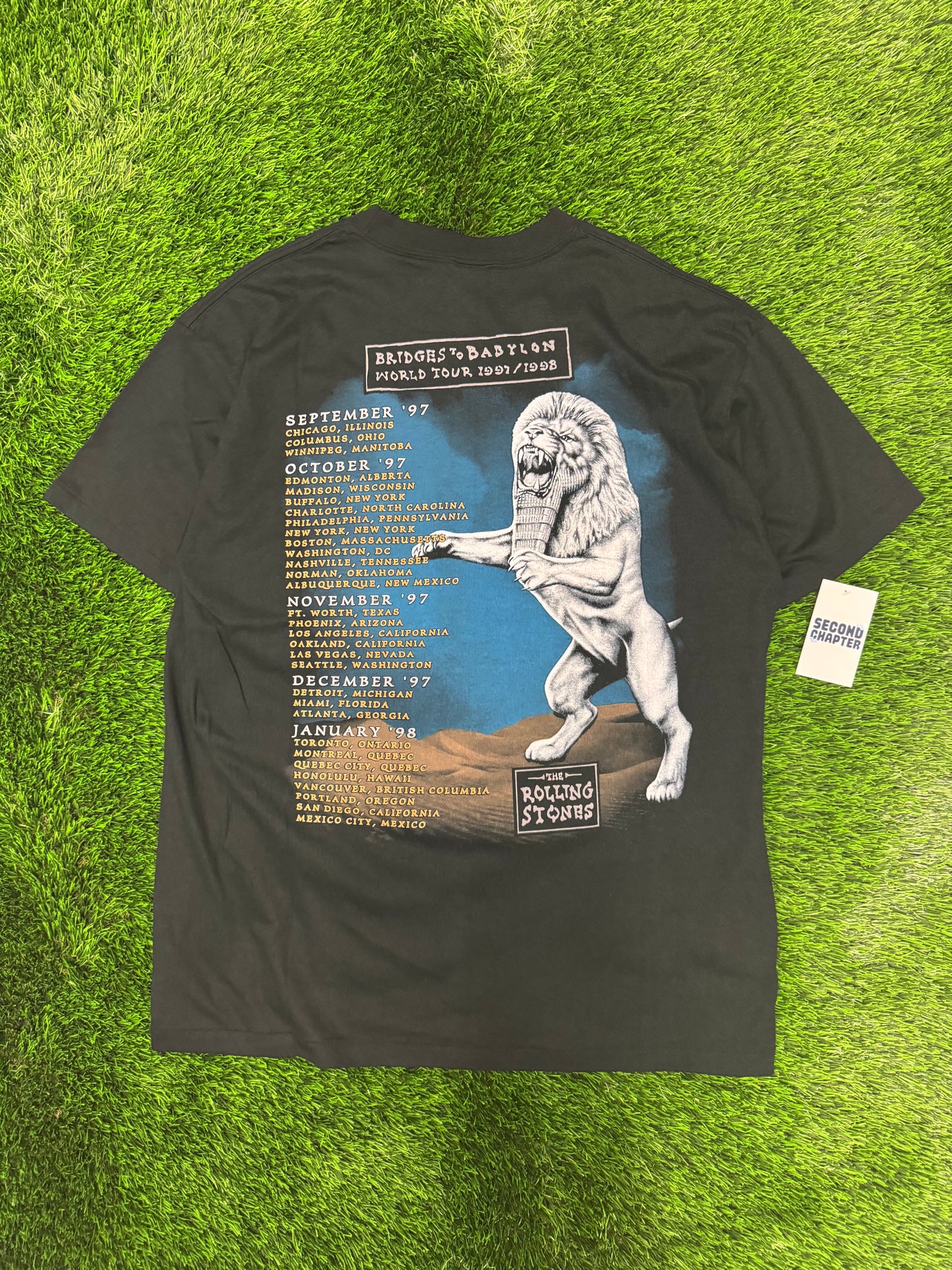 1997/98 Vintage The Rolling Stones Band Tour Tee (XL)