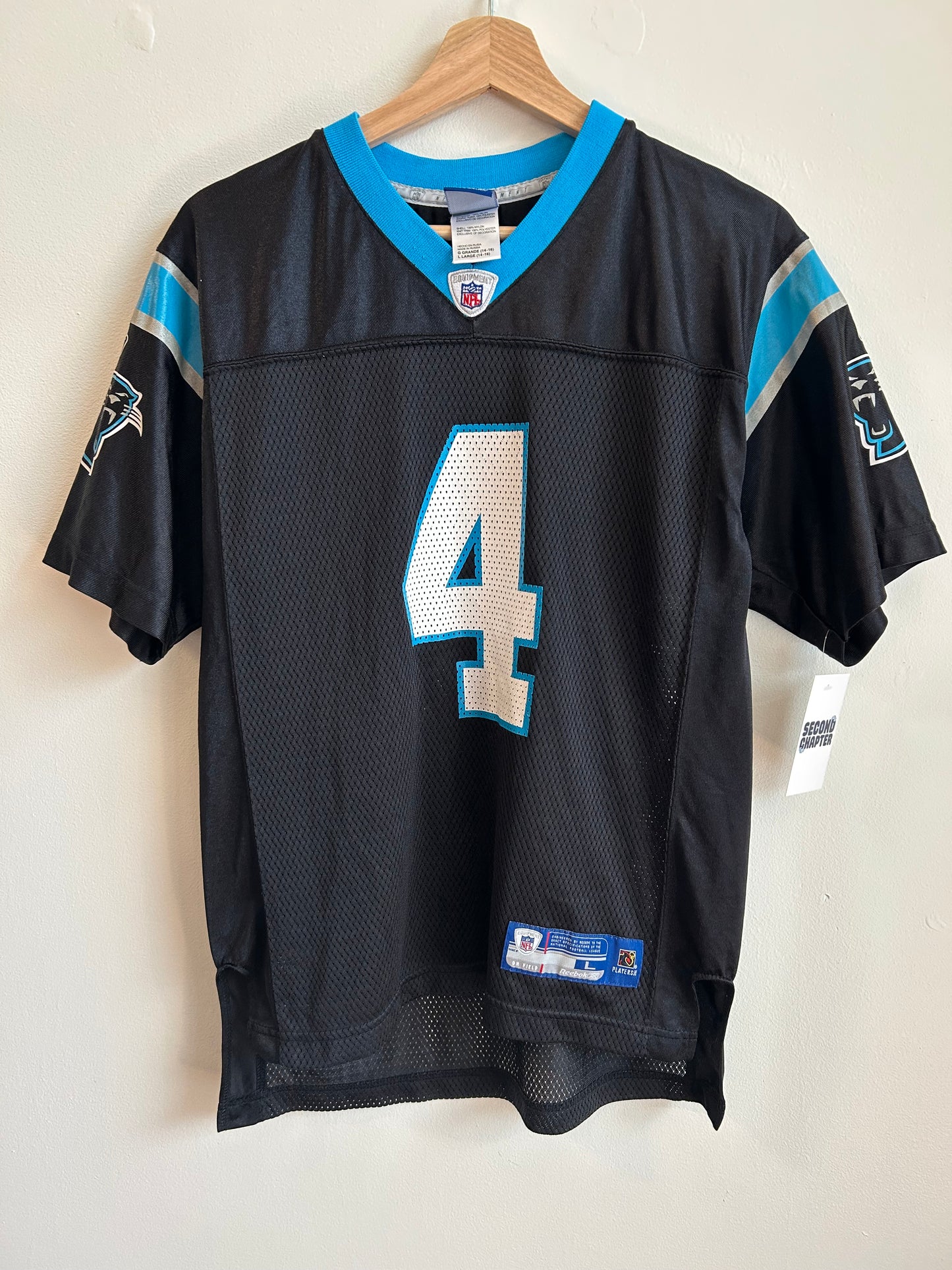 00s Carolina Panthers John Kasay Reebok Jersey (Youth L)