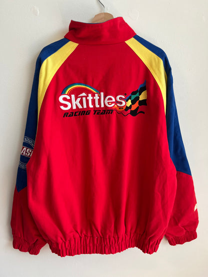 90s Ernie Irvan Skittles NASCAR 36 Motorsport Racing Logo Athletic Jacket