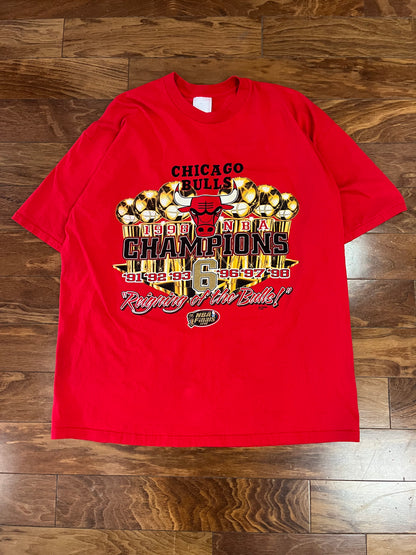 1998 Chicago Bulls Rings Tee (XL)