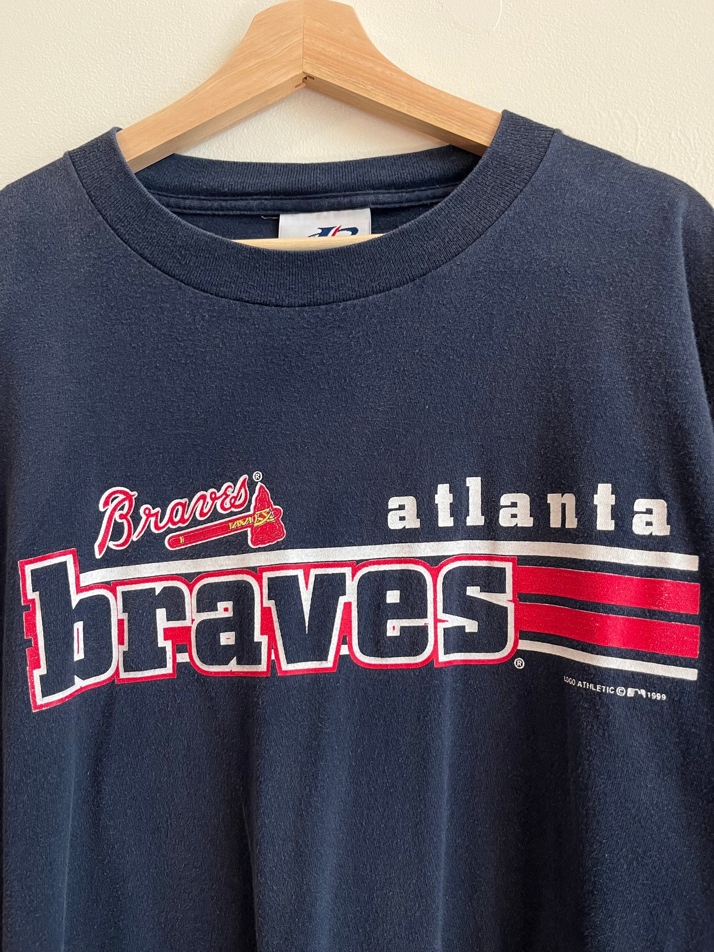 1999 Atlanta Braves Logo Athletics Tee (XXL)