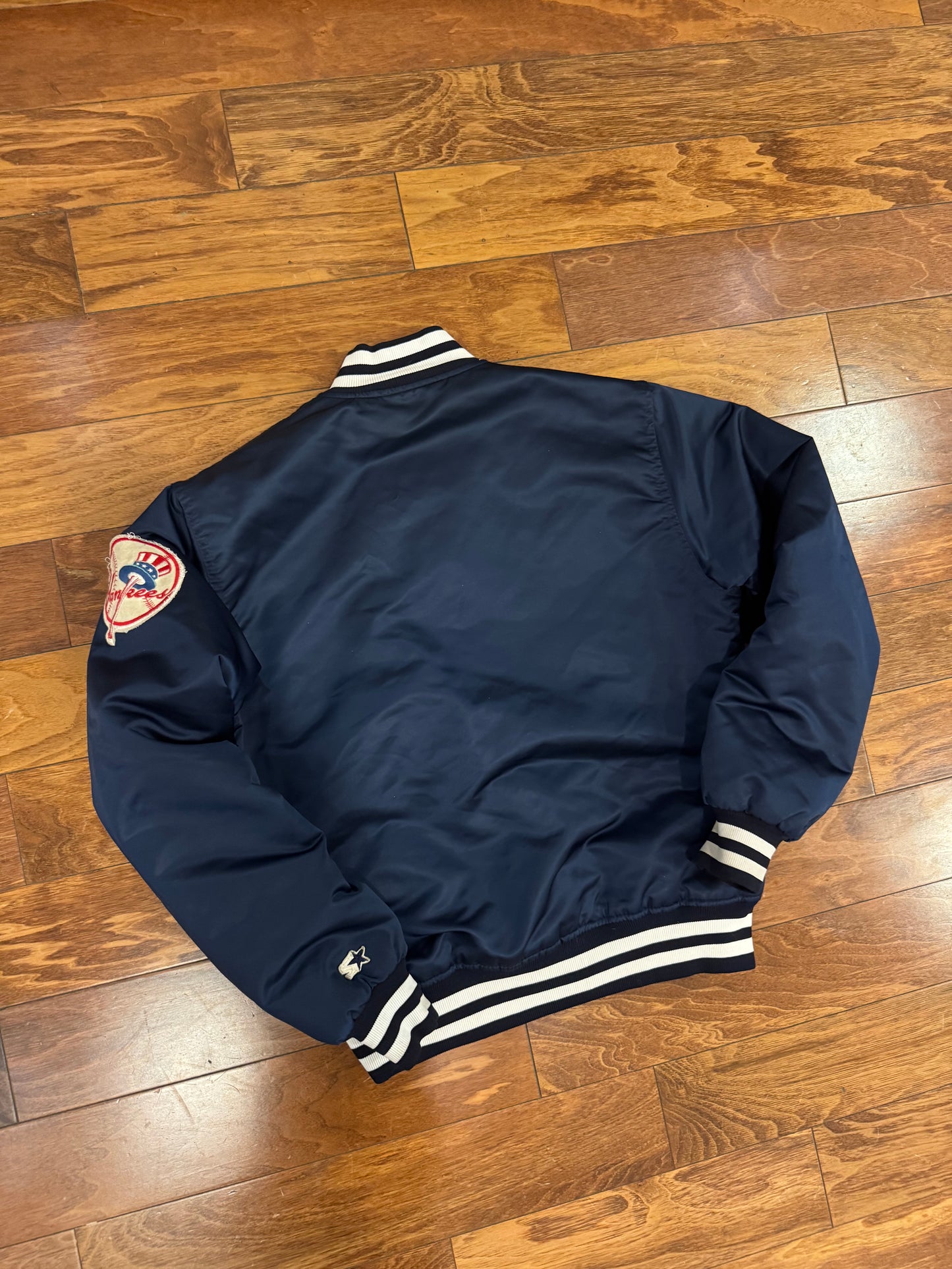 90s New York Yankees Starter Satin Jacket (M)