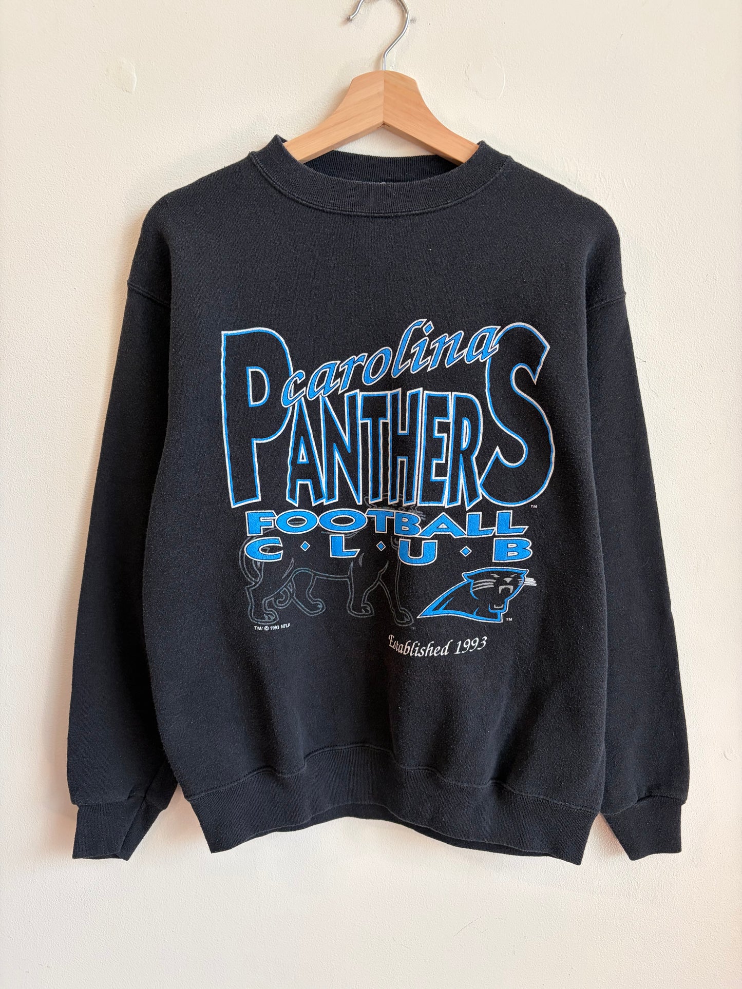 1993 Carolina Panthers Football Club Crewneck (M)