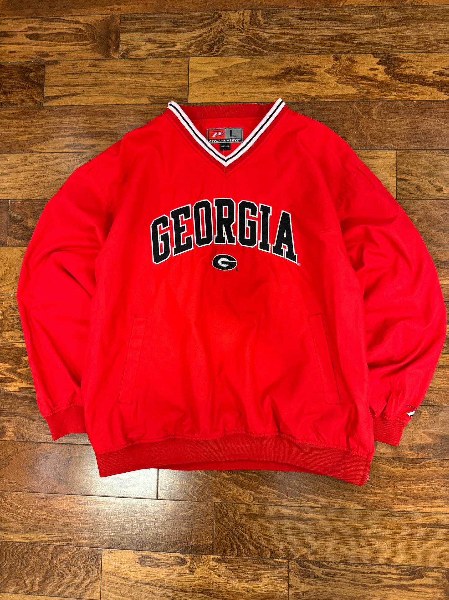 90s Georgia Bulldogs Pro Player Windbreaker (L)