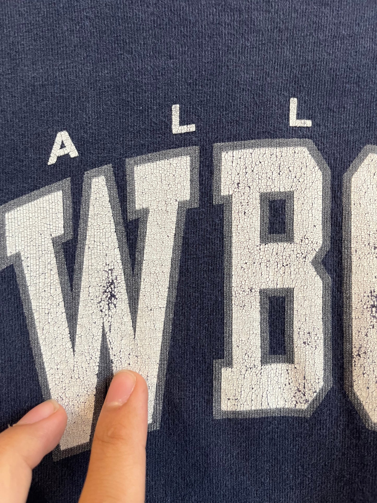 1993 Dallas Cowboys Faded Riddell Pro Line Tee (M)