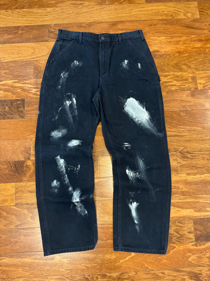 2017 Carhartt Navy Paint Workwear Pants (35x32)