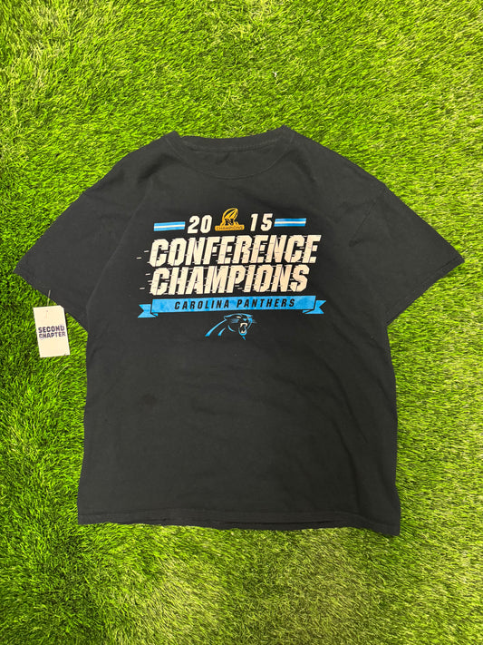 2015 Carolina Panthers NFC Champions Black Tee (L)