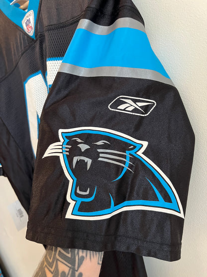00s Carolina Panthers Stephen Davis #48 Reebok Home Jersey (L)