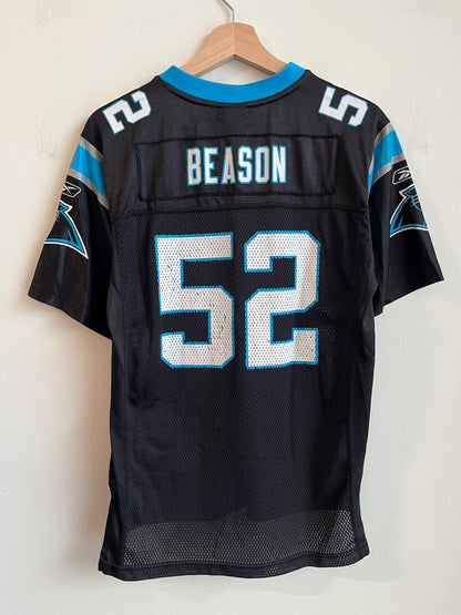 00s Carolina Panthers Jon Beason Reebok Home Jersey (Youth L)
