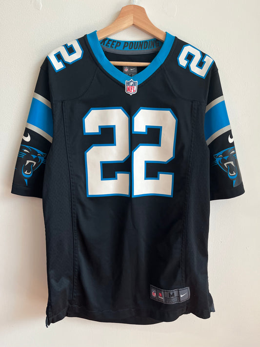 2022 Carolina Panthers Christian McCaffery Home Jersey (M)