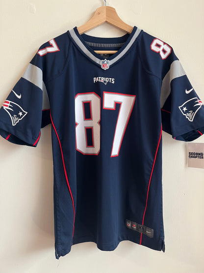 00s New England Patriots Rob Gronkowski Jersey (Youth XL)