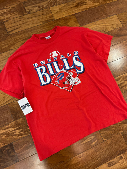 1988 Buffalo Bills Vintage NFL Helmet Tee (XL)