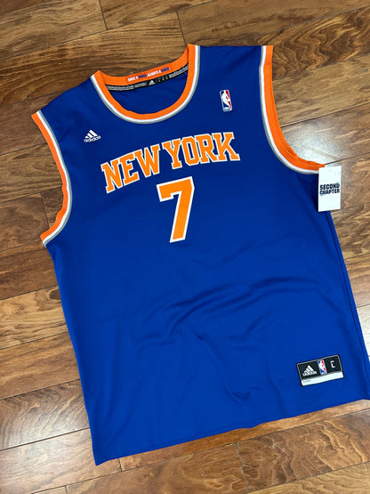 2012 New York Knicks Adidas Carmelo Anthony Jersey (L)