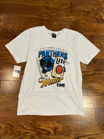 Carolina Panthers "Miller Time" Modern Tee (M)