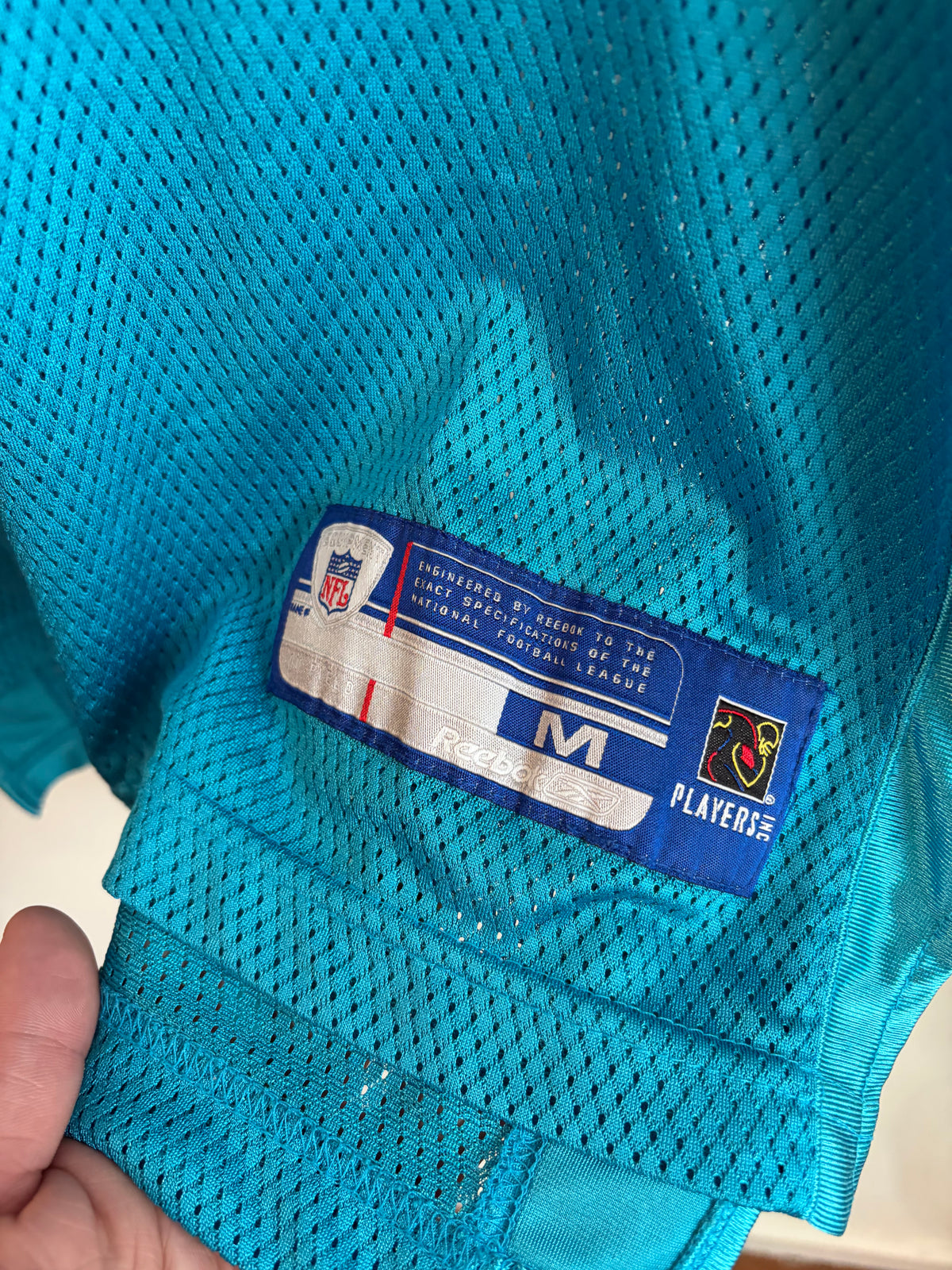 00s Carolina Panthers Steve Smith Reebok Blue Jersey (M)
