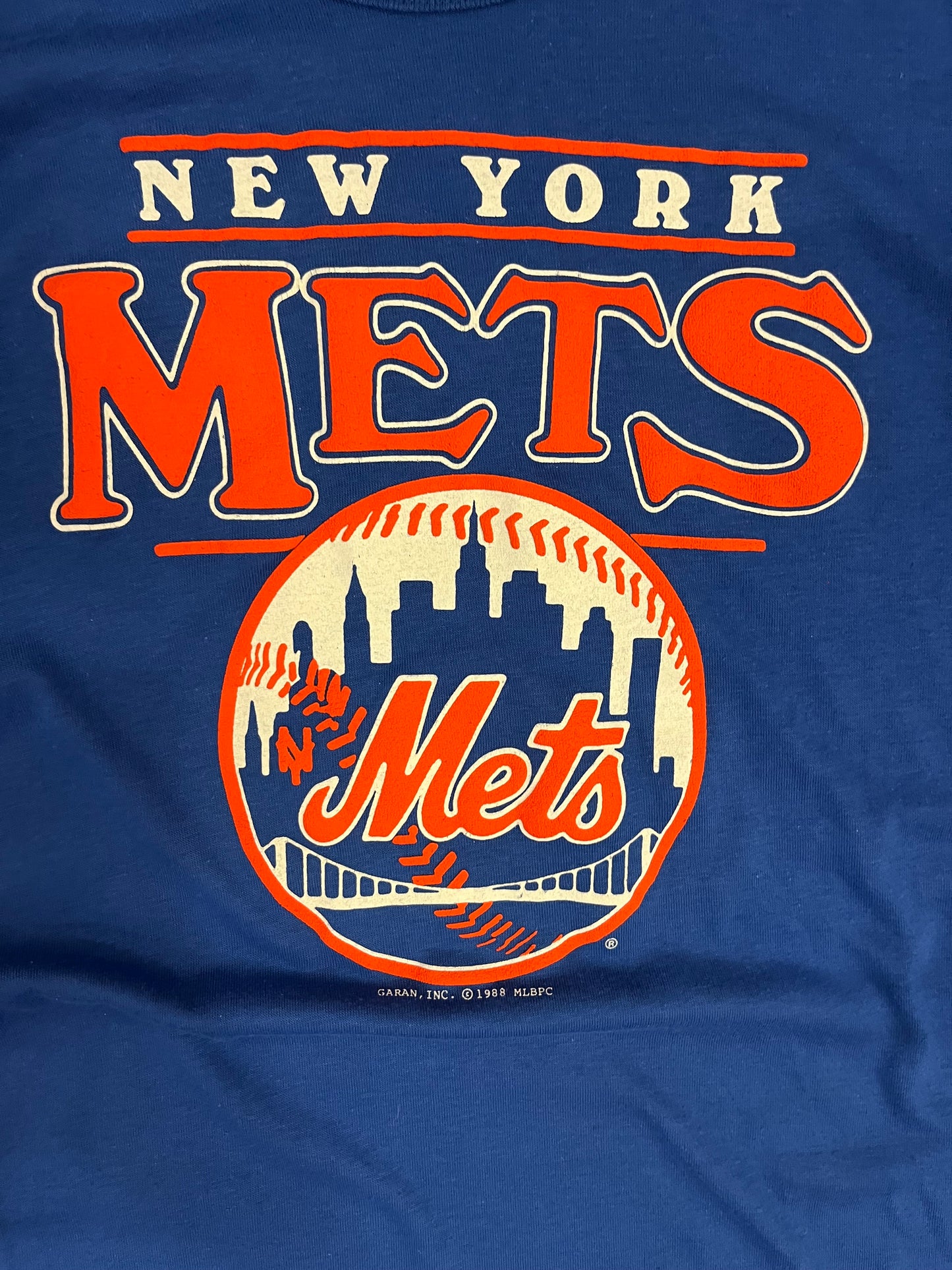 1988 New York Mets MLB Logo Tee (L)
