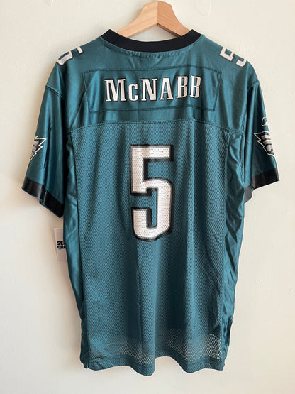 00s Philadelphia Eagles Donovan McNabb Green Reebok NFL Jersey (Youth XL)