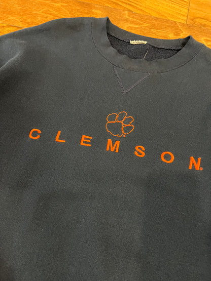 00s Clemson Embroidered Navy Crewneck (XL)