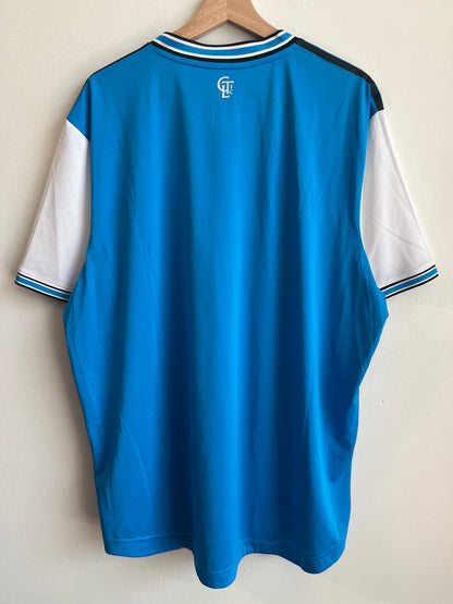 2023 Charlotte FC Adidas Ally Blue and White Soccer Jersey (XXL)