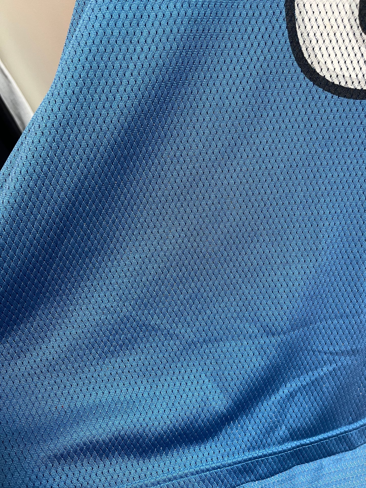 00s Detroit Lions Matthew Stafford Reebok Blue Jersey (XL)