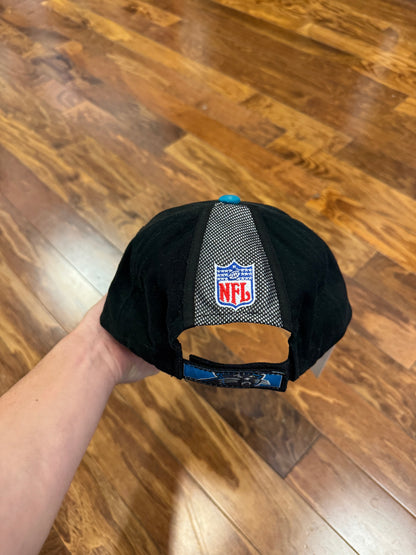 00s Carolina Panthers Sports Specialties Striped Hat (OS)