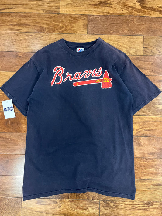 Atlanta Braves Andruw Jones #25 Jersey Tee (L)